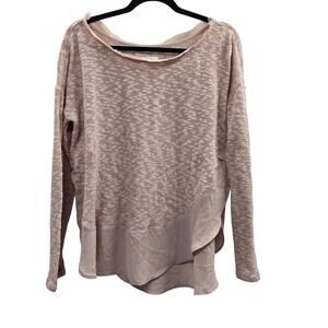 Anthropologie Deletta Sweater Womens Medium Pink Boho